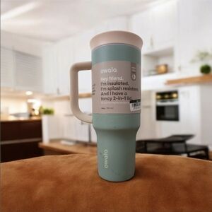 Owala 40oz Straw Stainless Steel Tumbler - Misty Meadows